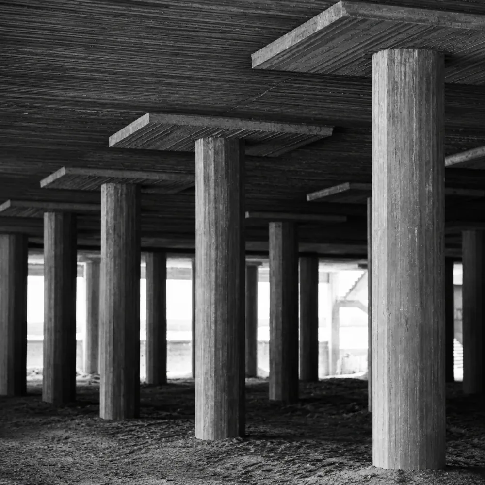 Concrete foundations and structural columns by Al Sheref